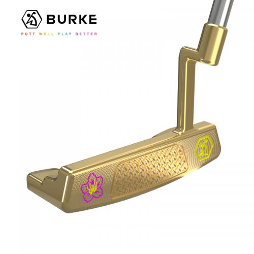 BURKE 杜鹃花AZG27黄金版 高尔夫推杆 全球限量30支