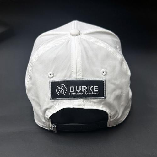 BURKE 高尔夫球帽 白色帽子 刺绣工艺